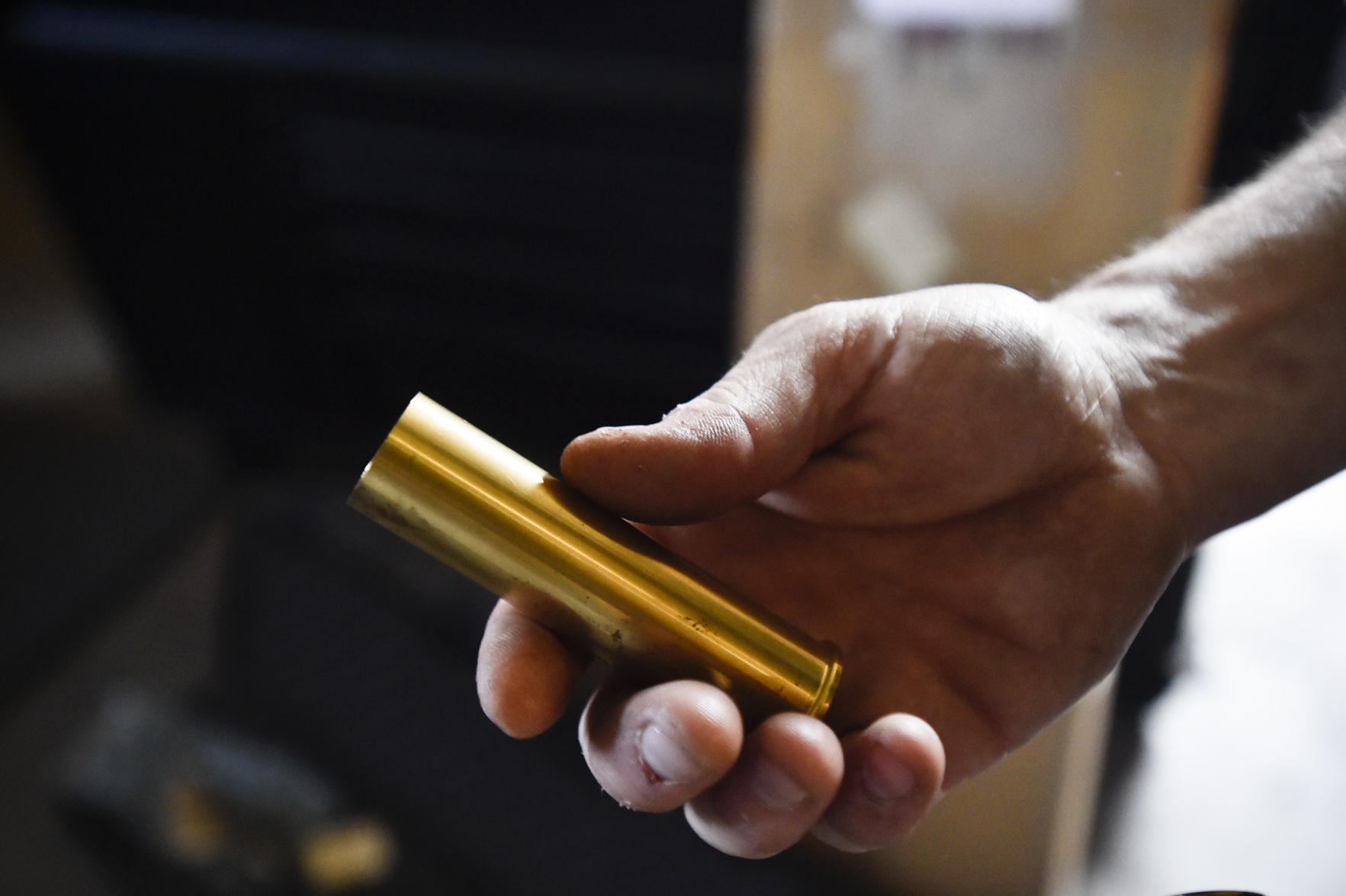 Most of McLaughlin's clients hire him to build large bore rifles